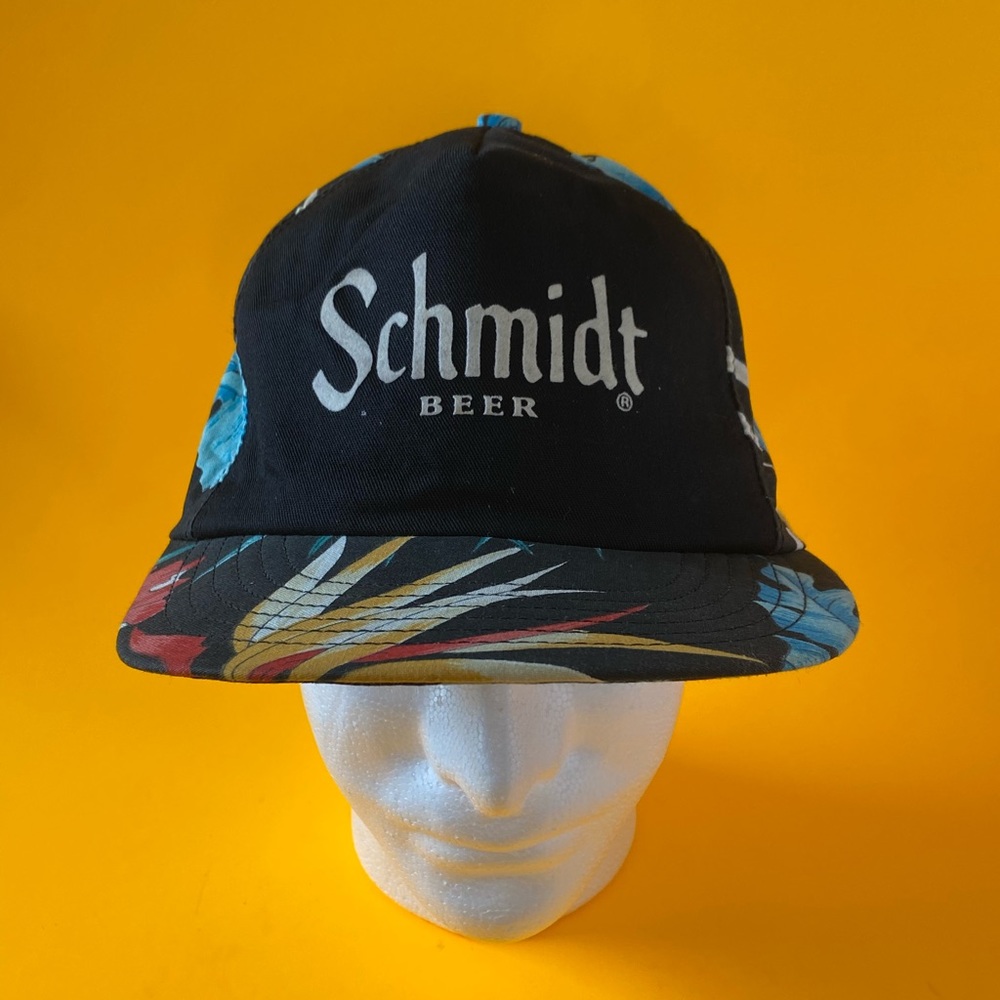 Vintage Schmidt Beer Hawaiian Snapback USA